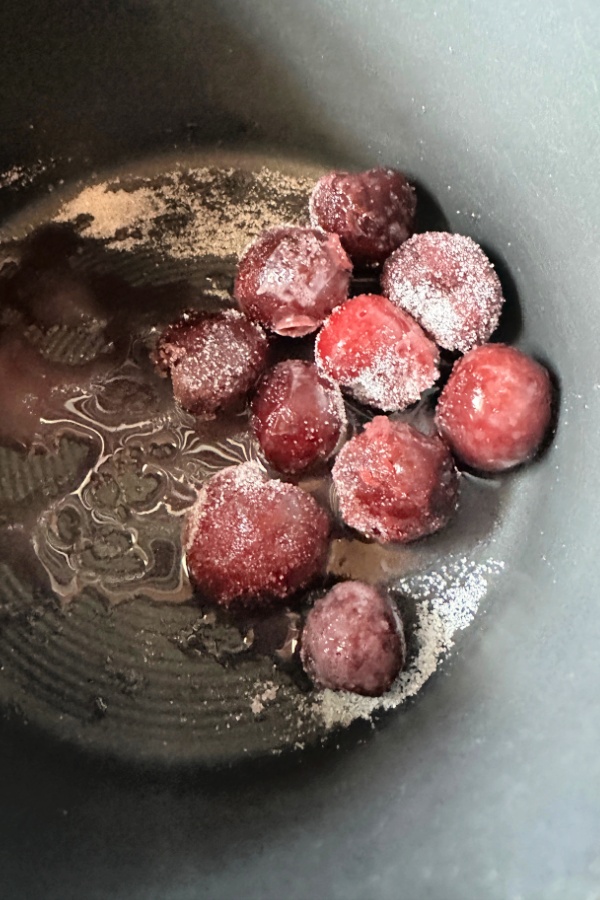 tart cherries in sugar
