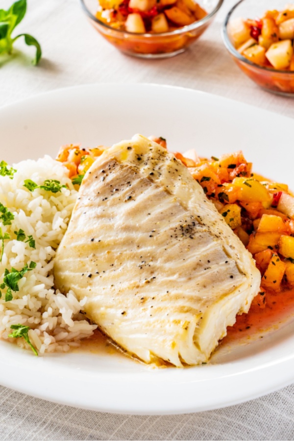 air fryer cod and rice