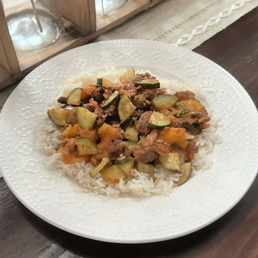ground sausage and zucchini recipe