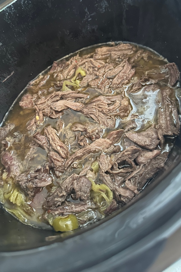 shredded beef