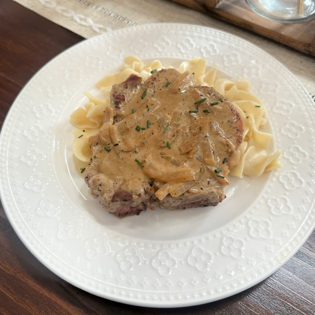 smothered ranch pork chops