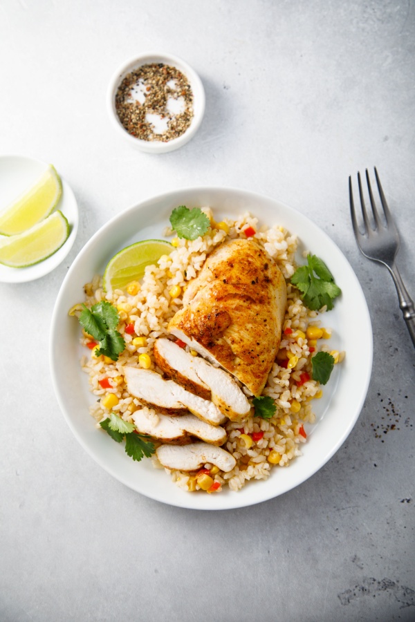 cilantro lime chicken bowl