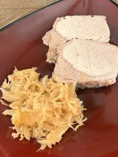 pork roast & sauerkraut