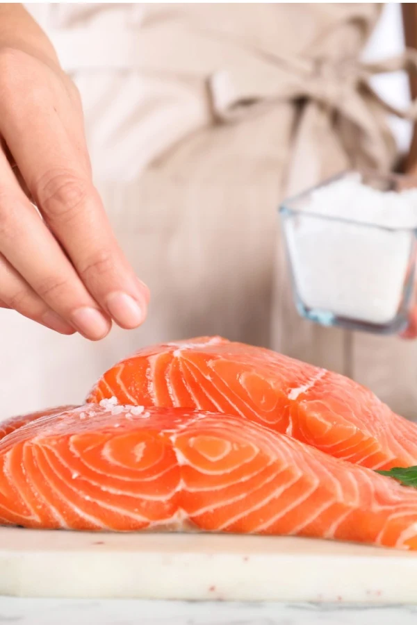 seasoning salmon