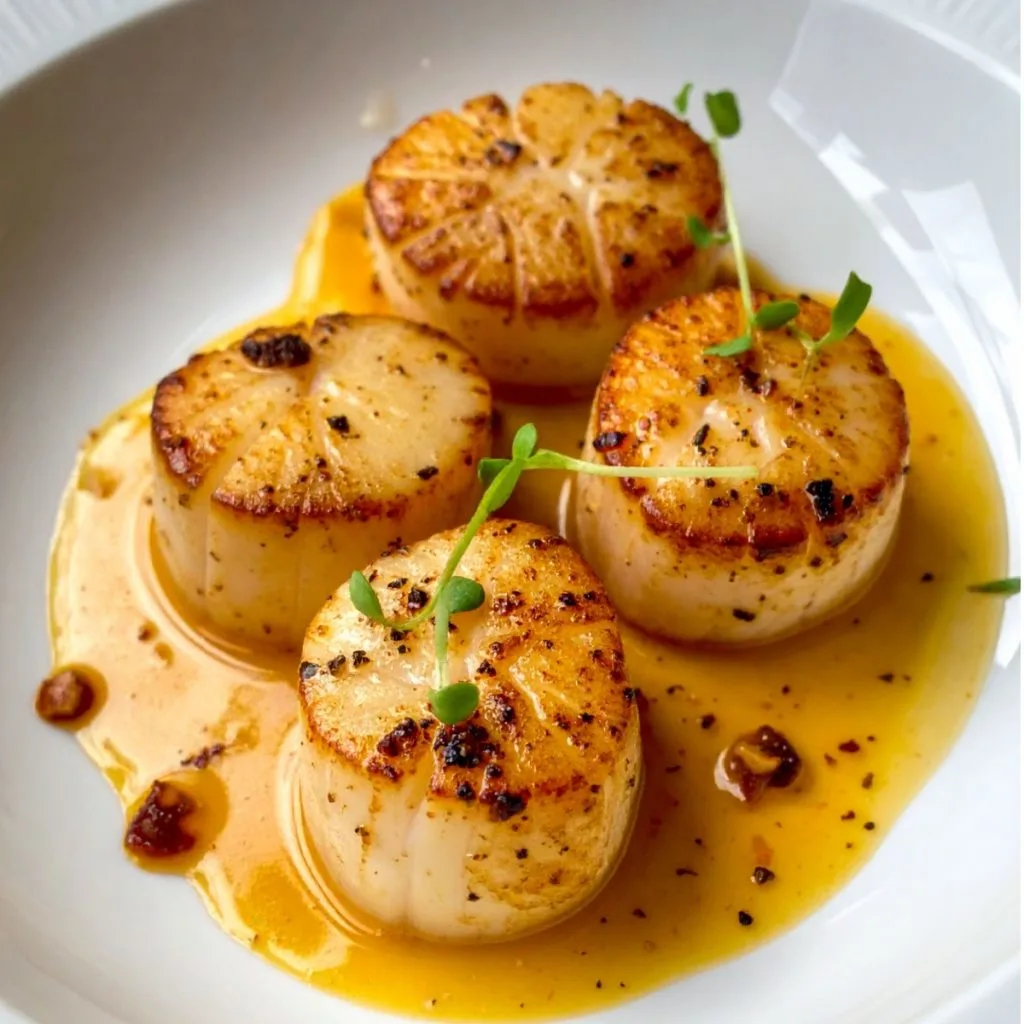 pan seared scallops