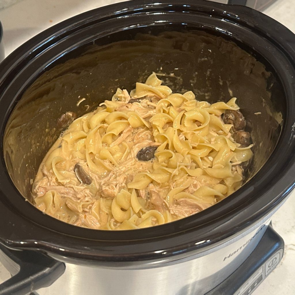crock pot chicken stroganoff