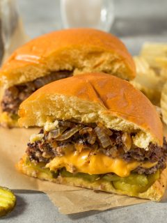 juicy Lucy hamburger