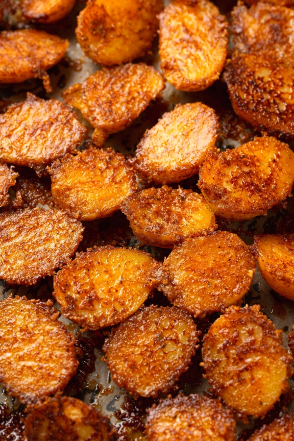 parmesan crusted potatoes