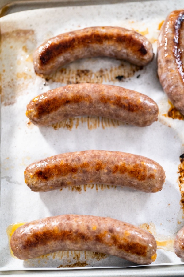sheet pan beer brats