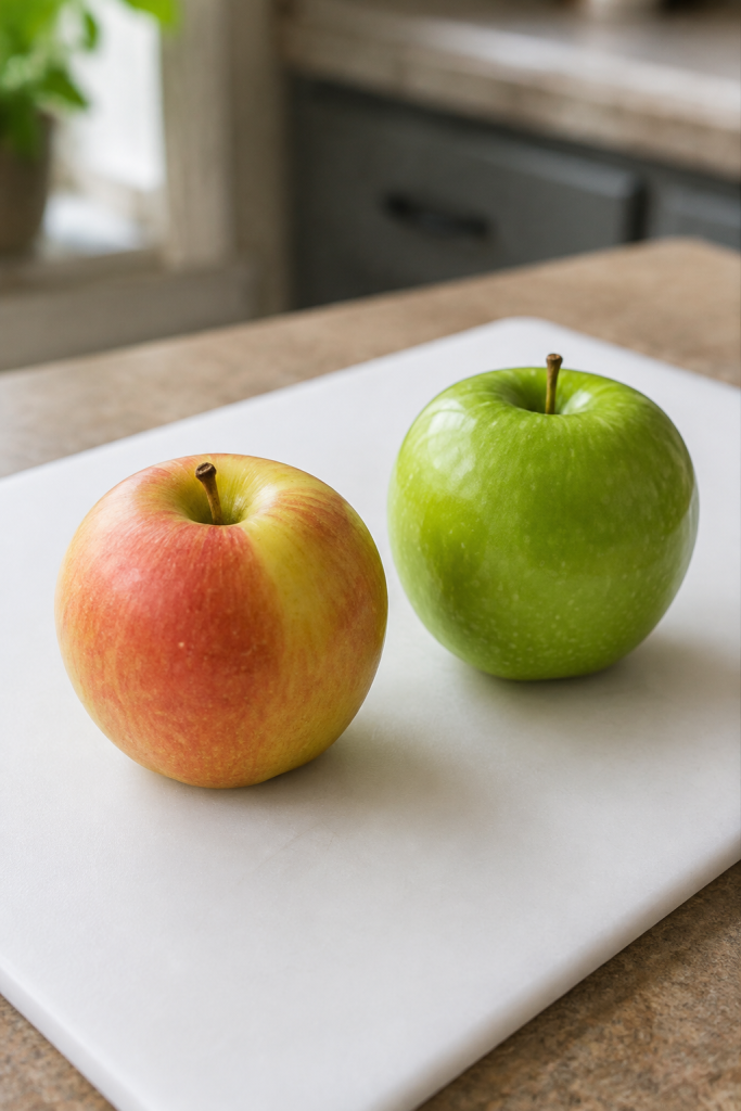 jonagold and Granny Smith apples
