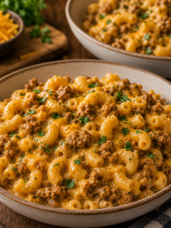 homemade hamburger helper