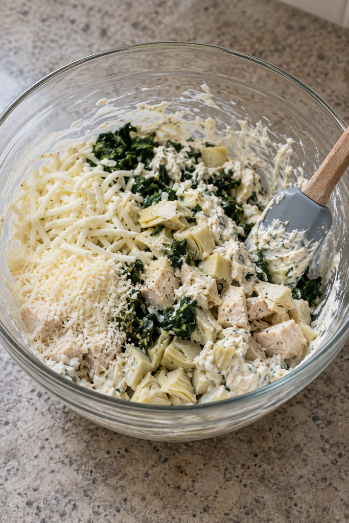 spinach artichoke chicken casserole