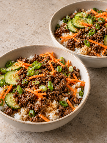 Korean beef bowl