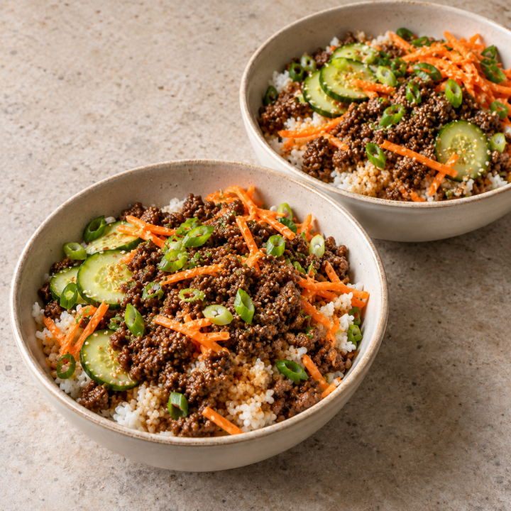 Korean beef bowl