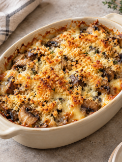 stuffed mushroom casserole