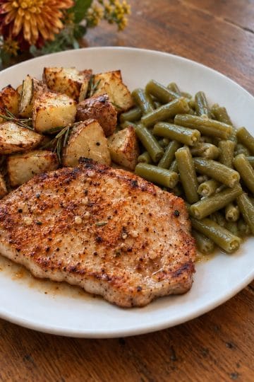 pork chop dinner